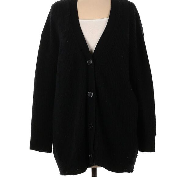 Quince Mongolian Cashmere Oversized Boyfriend Jenni Kayne Cardigan Sweater XS - Picture 2 of 8